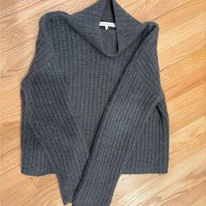 Naked Cashmere shaker rib sweater gray small